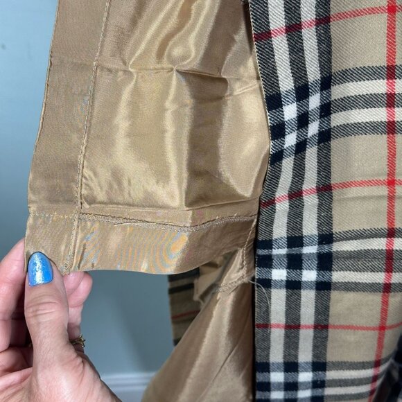 Vintage Burberrys London Nova Check Wool Skirt Size 8 EX Long Made in England - Picture 13 of 13